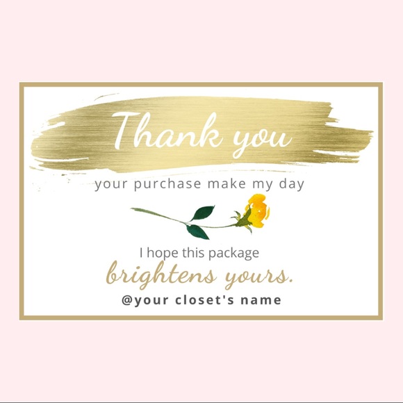 20 PERSONALIZED 4” x 6” THANK YOU CARDS - Picture 4 of 11